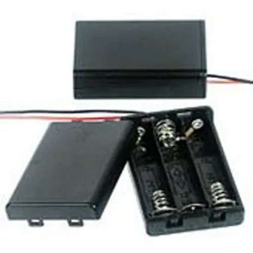 T.E.G. batterijhouder 3x AAA gesloten met snoer per stuk