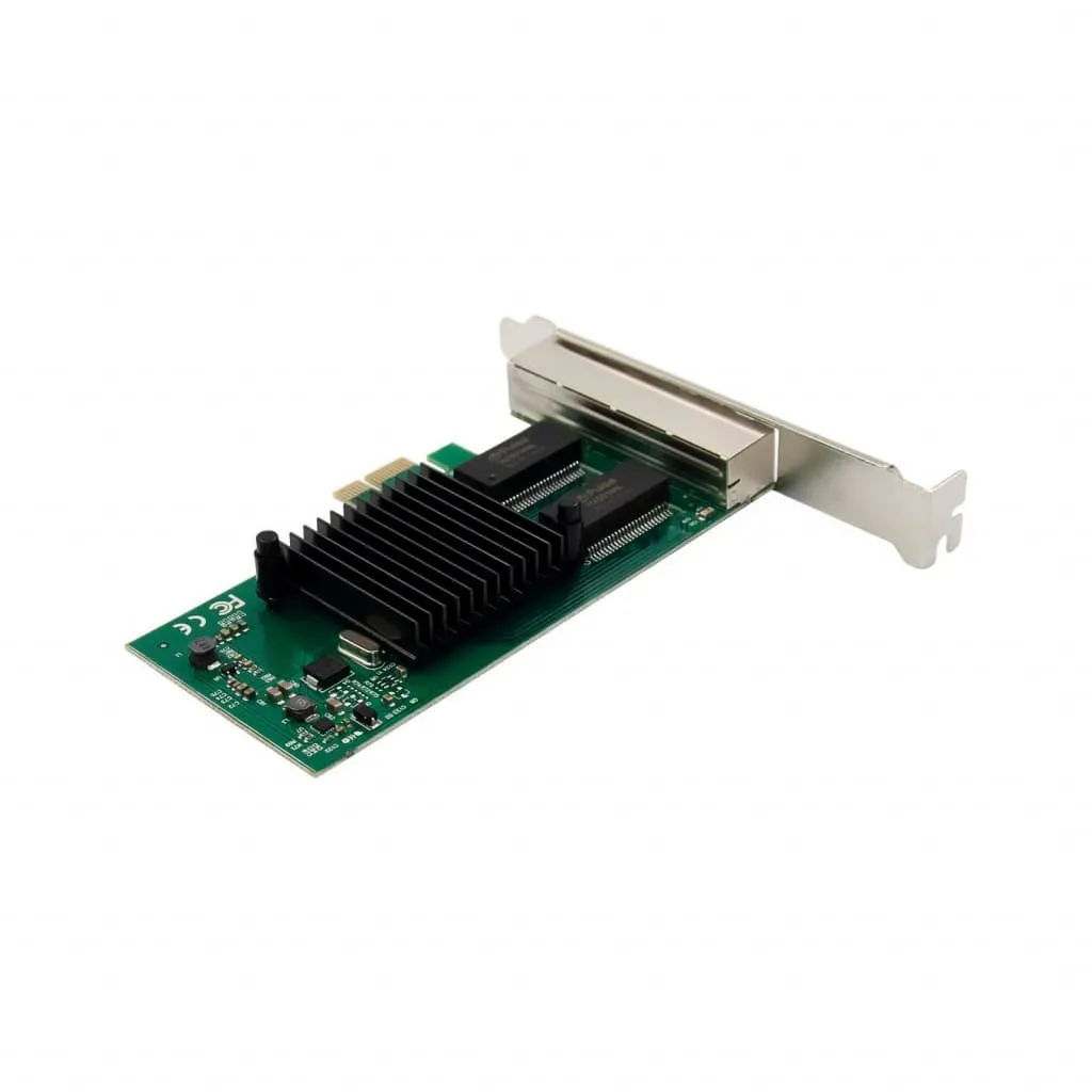 Microconnect I340 netwerkkaart PCIe x1 quad RJ45