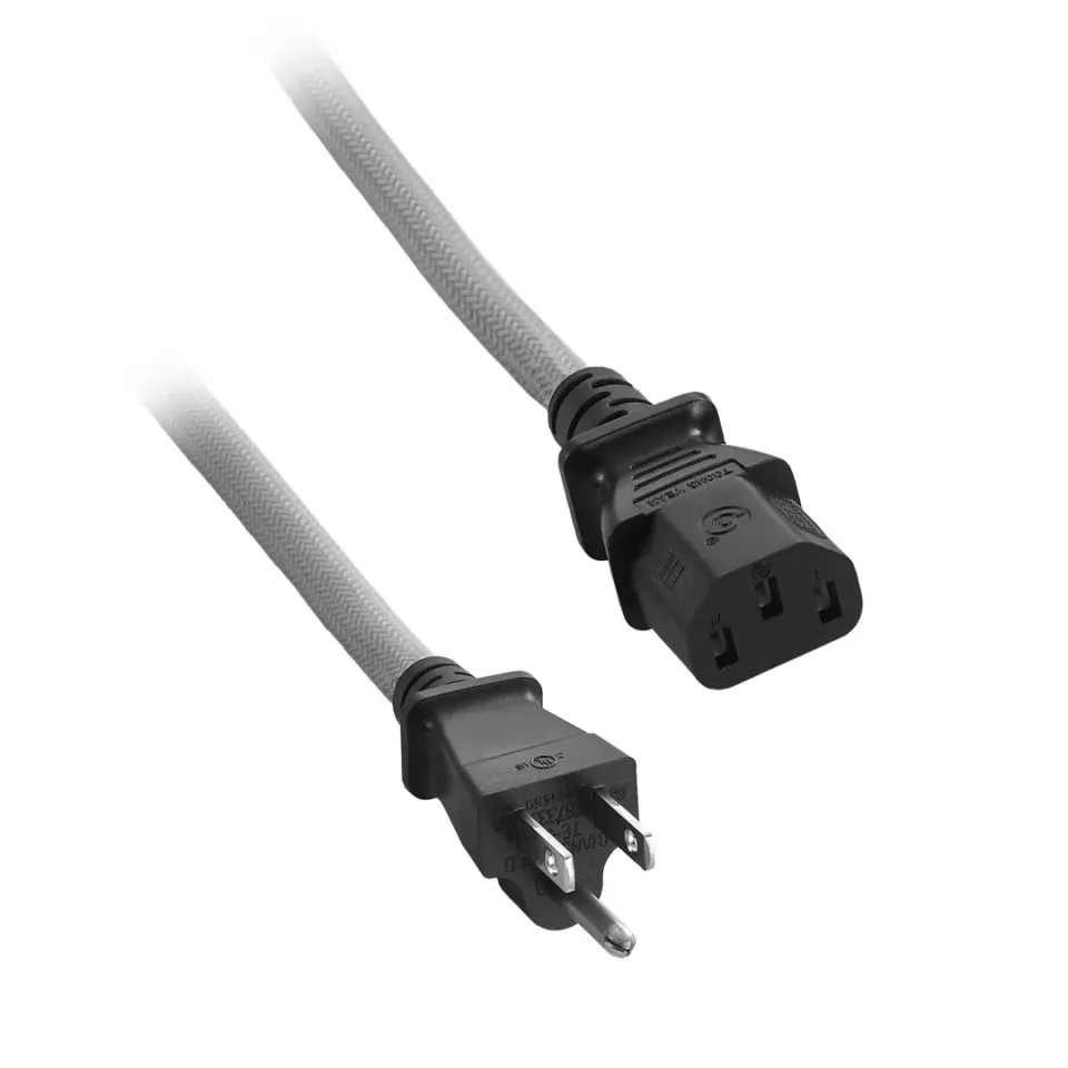 CableMod ModMesh stroomkabel C13 NA 2m zilver PC