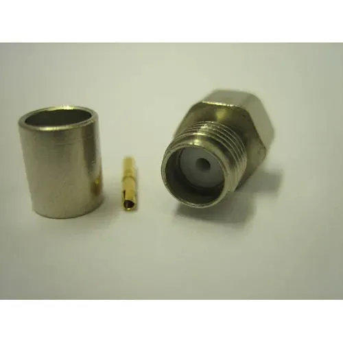 Vitelec SMA female plug RG58 kabelconnector krimp
