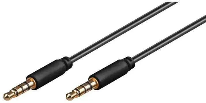Microconnect 3,5mm minijack verlengkabel 1,5m 4-polig