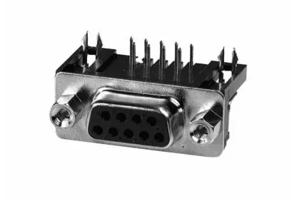 T.E.G. SUB-D connector female 9-polig haaks