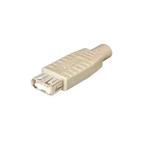 T.E.G. USB-A female soldeerconnector 5 stuks soldeer