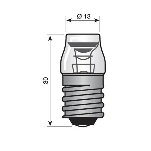 T.E.G. E14 neonlampje 240V reflector 1.5mA