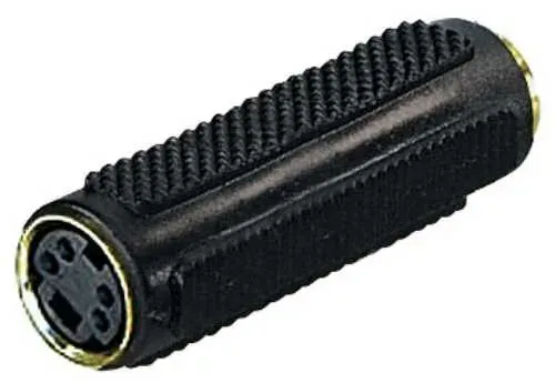 T.E.G. Mini-DIN Hosiden Koppeling 4-pin F/F
