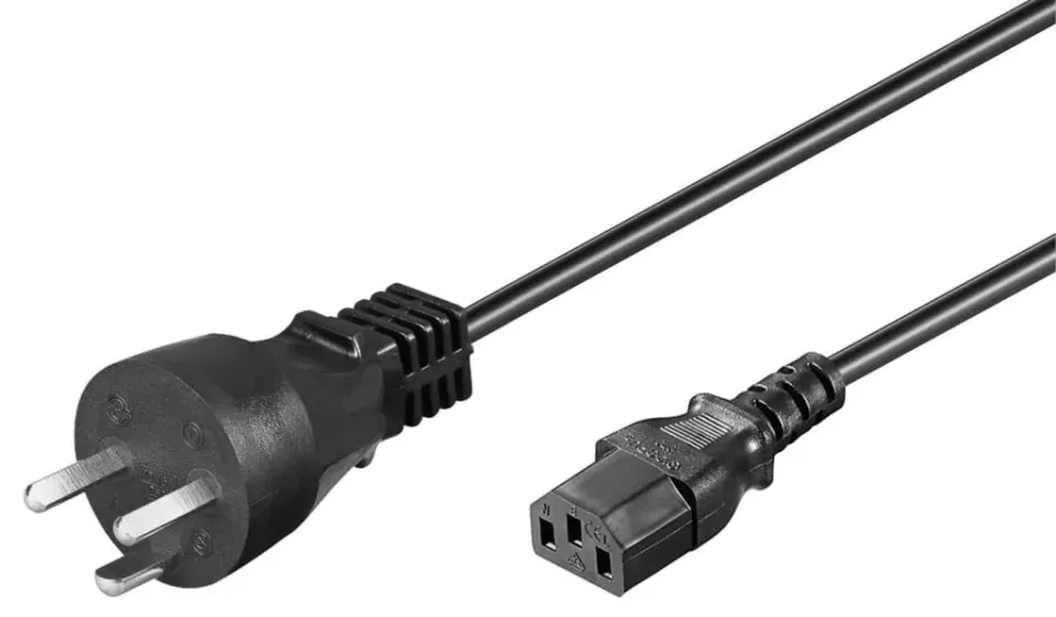 Microconnect EDB-C13 stroomkabel 5m zwart Deense stekker