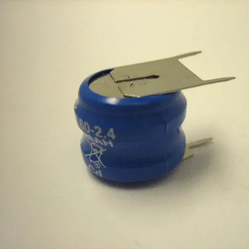 T.E.G. E2465 NiCd backup batterij 2.4V 65mAh print