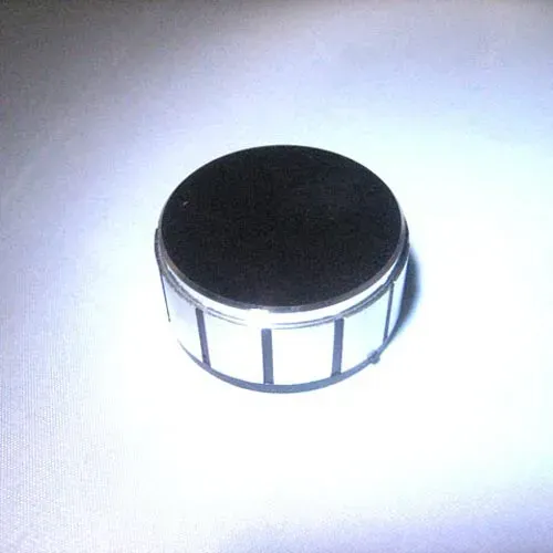 T.E.G. 16x34 knop alu schroef as 6mm zilver