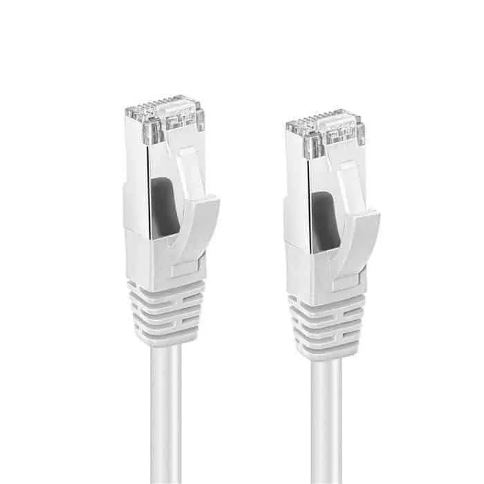 Microconnect CAT6 S/FTP netwerkkabel 0,15m wit afgeschermd