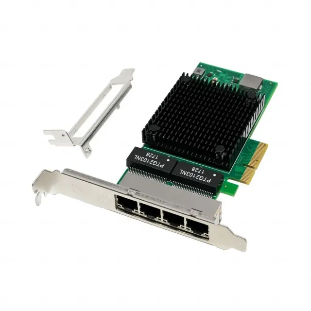 Microconnect I340 Netwerkkaart PCIe x4 Quad RJ45 gigabit