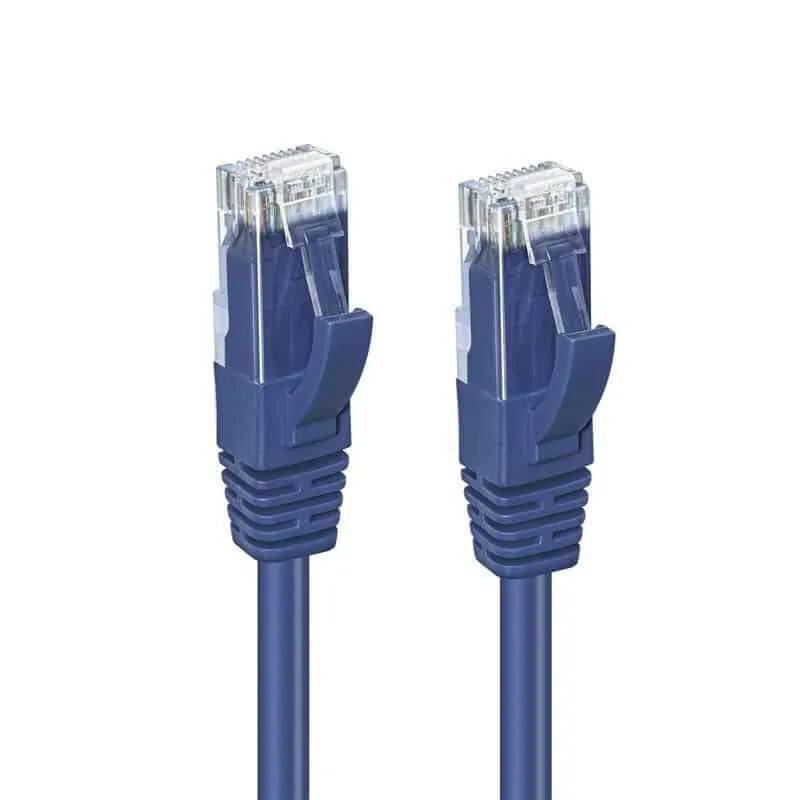 Microconnect CAT6 U/UTP netwerkkabel 0,2m blauw
