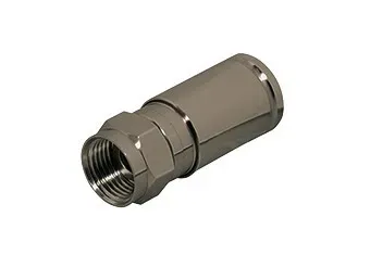 T.E.G. F-Plug Compressie 8.2 mm Coaxplug Burnished