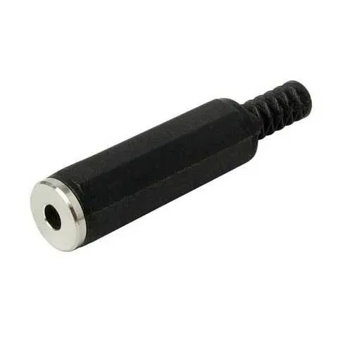 T.E.G. 2,5mm Mono Stekker Female Kunststof