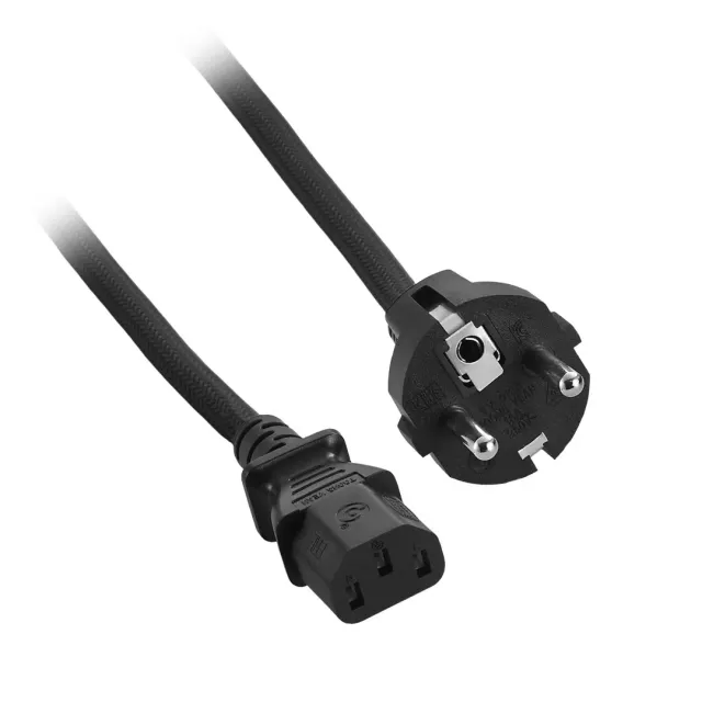 CableMod ModMesh netsnoer C13 2m zwart DE/FR stekker