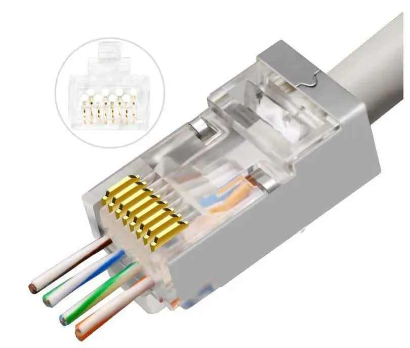 Microconnect EasyConnect CAT6A stekker 50 stuks
