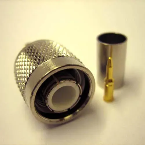 T.E.G. TNC crimp plug male connector RG58