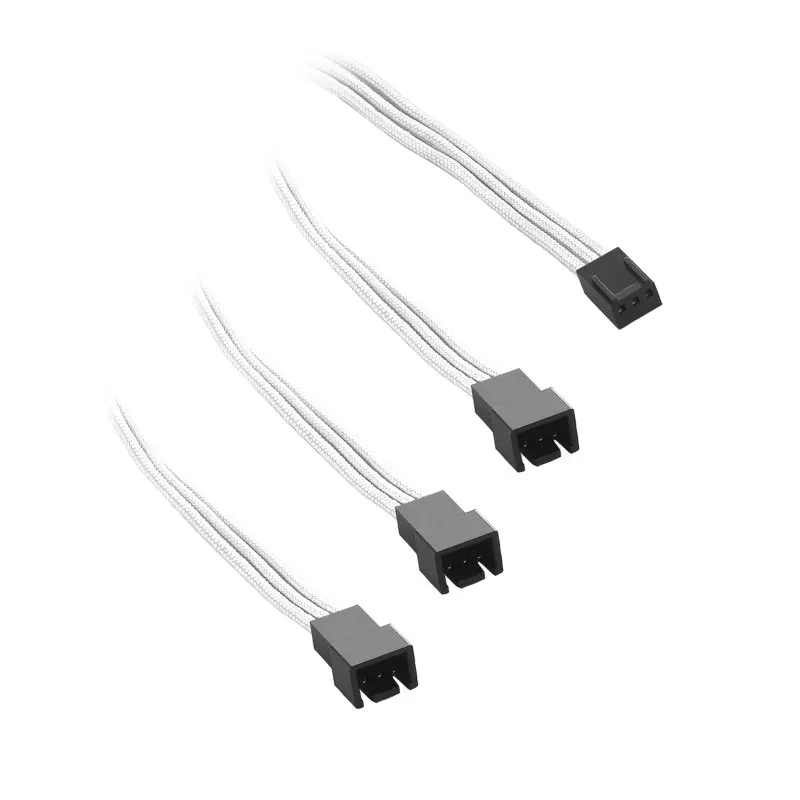CableMod ModFlex fan splitter 60 cm wit 3-pin naar 3x 3-pin