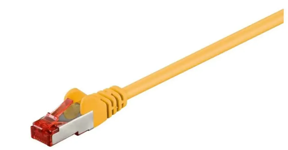 Microconnect CAT6 S/FTP netwerkkabel 50m geel afgeschermd