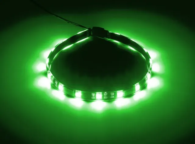 CableMod WideBeam Foam ledstrip 30 cm groen SATA