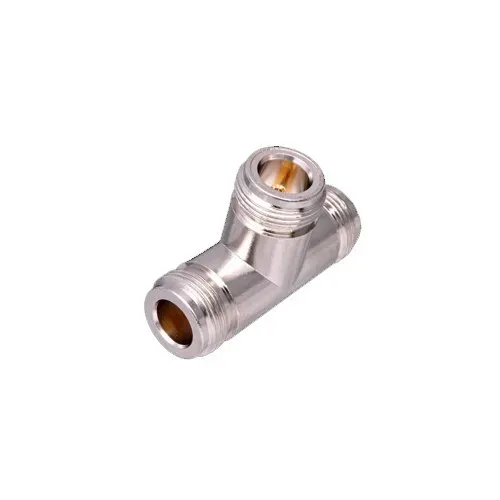 T.E.G. N T-stuk coax adapter 1x male 2x female