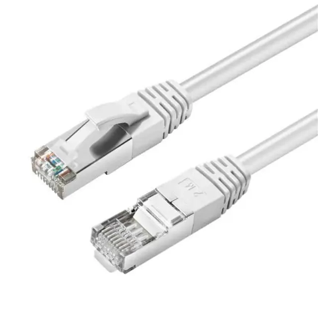 Microconnect CAT6 S/FTP netwerkkabel 0,15m wit afgeschermd