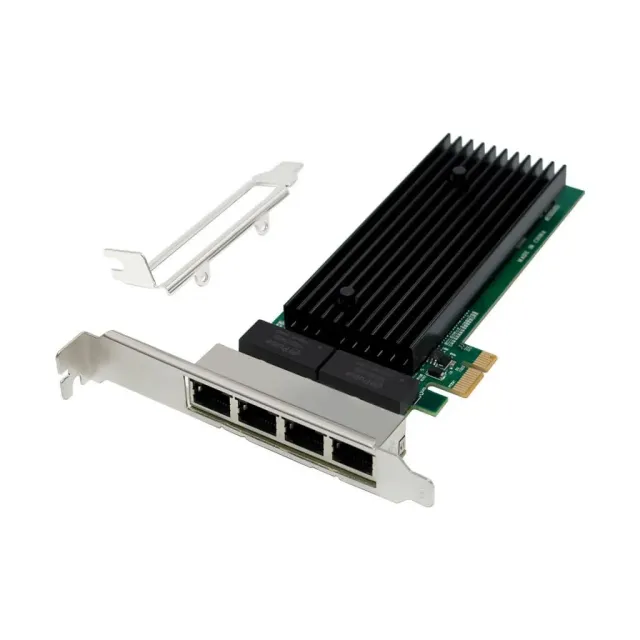 Microconnect 82575 Quad netwerkkaart 1GbE 4x RJ45 PCIe x1