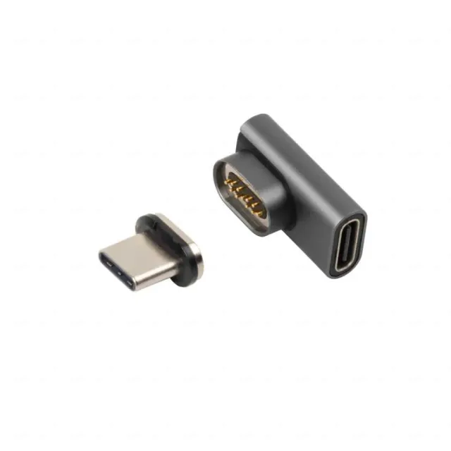 Microconnect Magnetic USB-C adapter 90° haaks
