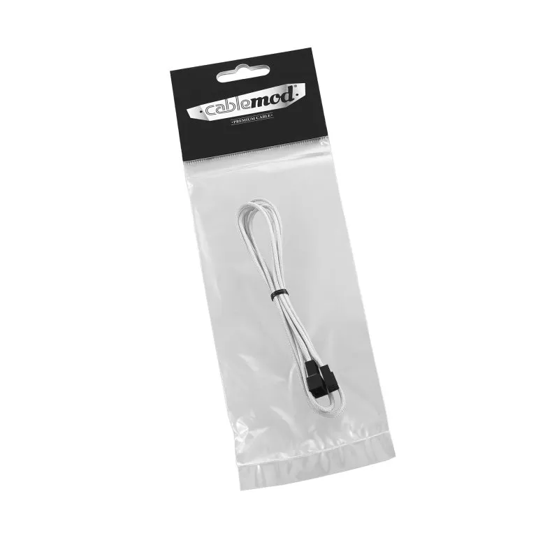 CableMod ModFlex 3-pin fan verlengkabel wit 60cm