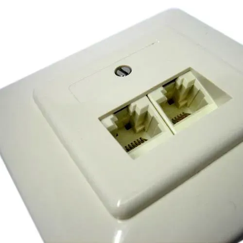 T.E.G. Modulair Analoog ISDN aansluitdoos 2-voudig inbouw