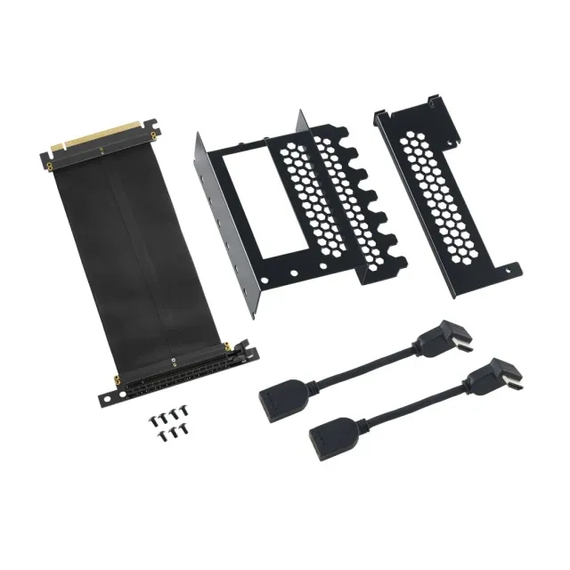 CableMod Vertical PCI-e bracket 2x HDMI zwart