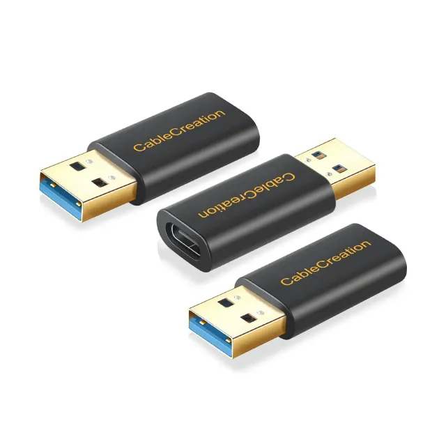 CableCreation USB-C naar USB-A adapter 3-pack data