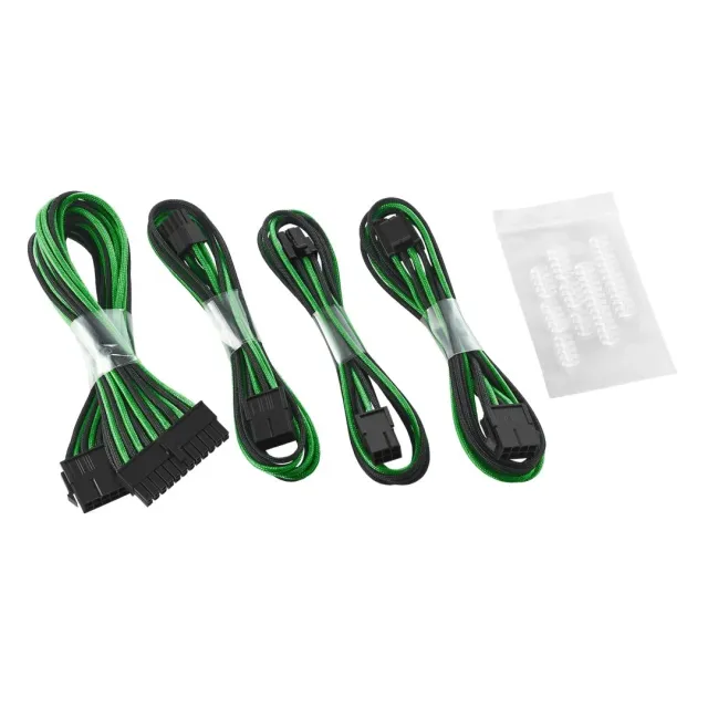 CableMod Classic ModFlex verlengkabelset 8+6 pins zwart groen