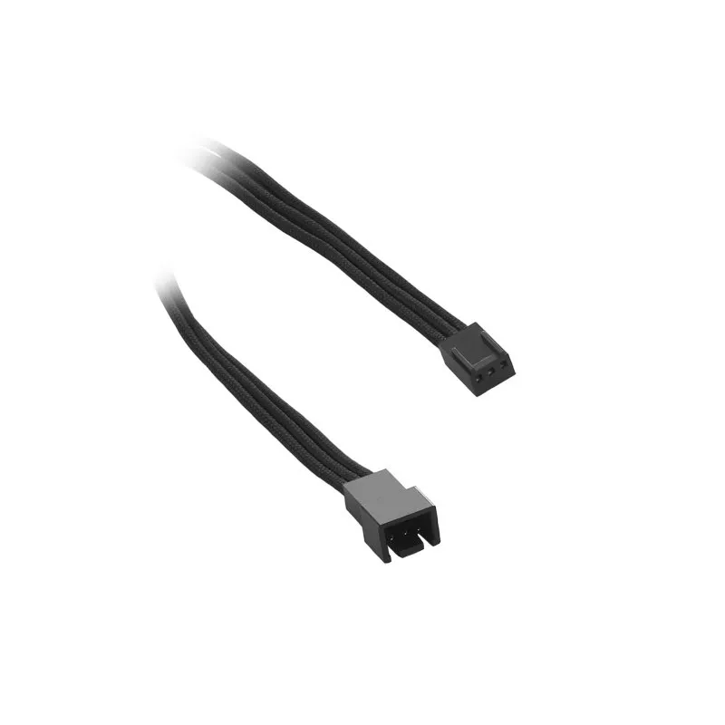 CableMod ModFlex 3-pin fan verlengkabel 30cm zwart
