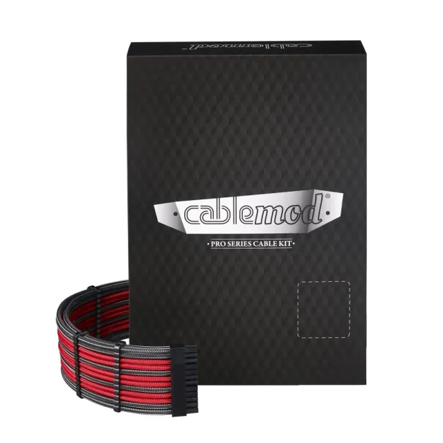 CableMod C-Series PRO ModMesh kabelset Corsair carbon rood