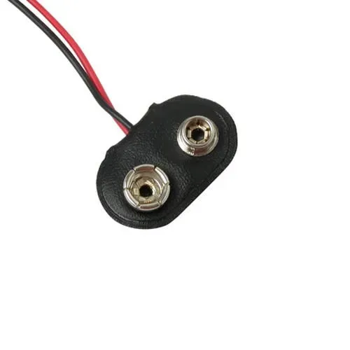 T.E.G. batterijclip T-vorm 9V 20 cm