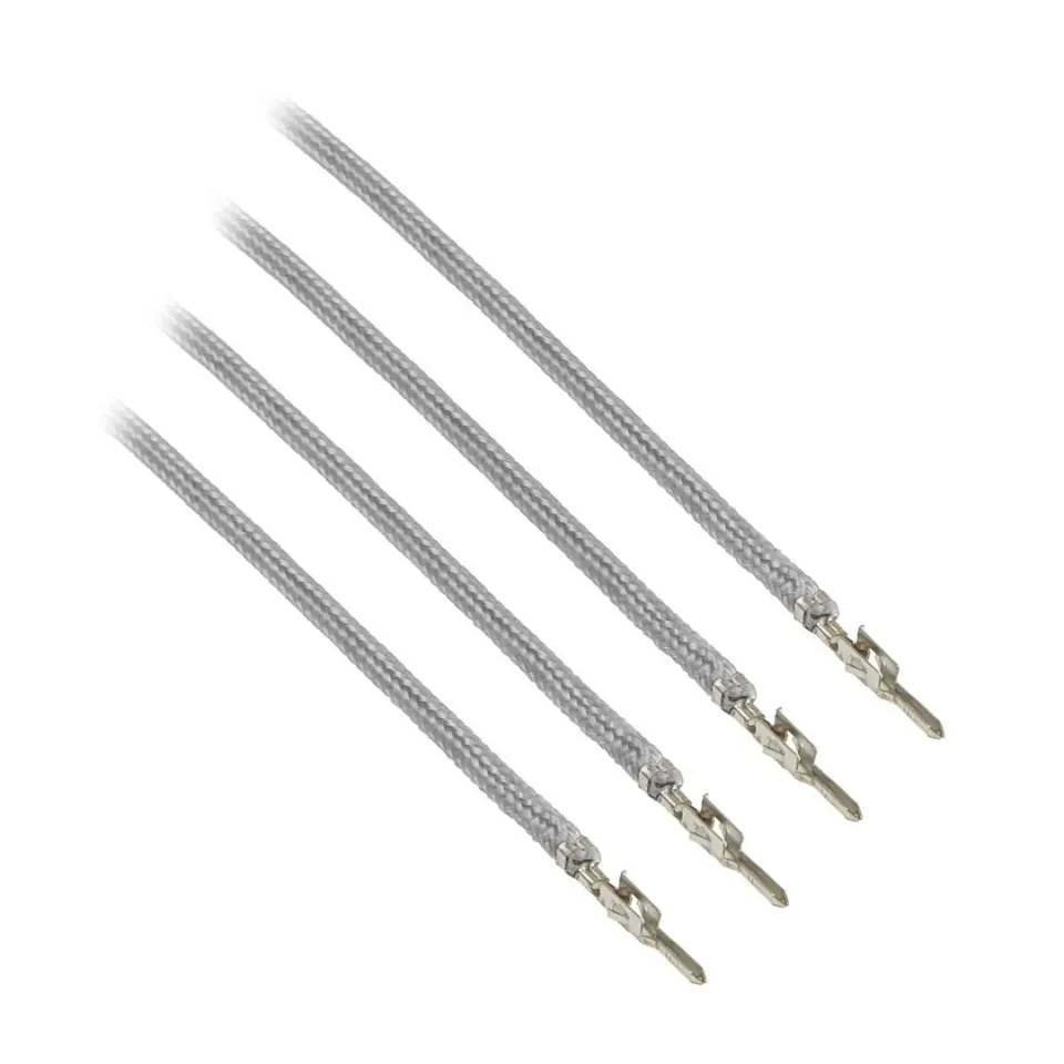 CableMod ModFlex sleeved wires 40cm zilver 4-pack