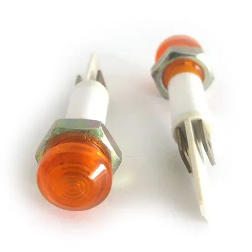 T.E.G. controlelamp rond 12V oranje