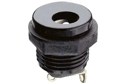 T.E.G. Voeding Chassisdeel 5.5x2.5mm Schakelaar