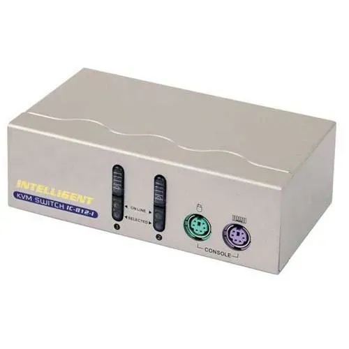 T.E.G. KVM switch 2x PC naar monitor toetsenbord muis