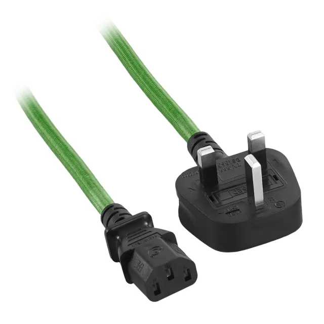 CableMod ModFlex Power Cord C13 UK Netsnoer 2m Groen