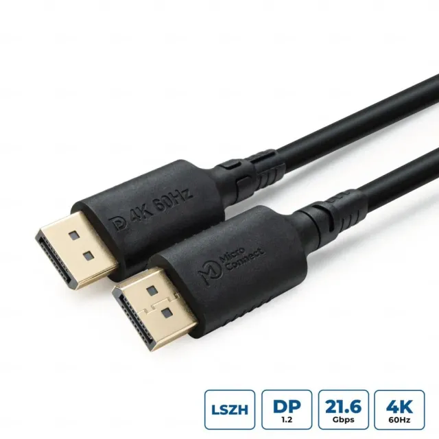 Microconnect ColorFlex DisplayPort kabel 1.2 4K 3m halogeenvrij