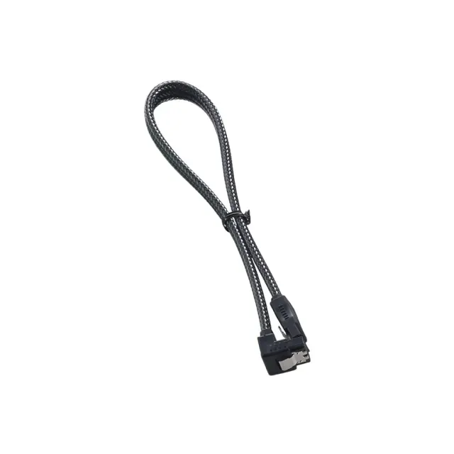 CableMod ModMesh SATA kabel haaks 30cm carbon