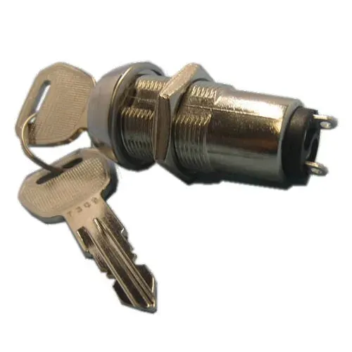 T.E.G. Sleutelschakelaar 1x aan/uit 19mm inbouw