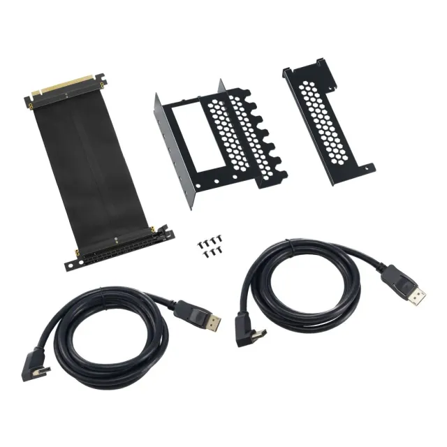 CableMod Vertical PCI-e GPU beugel zwart 2x DisplayPort