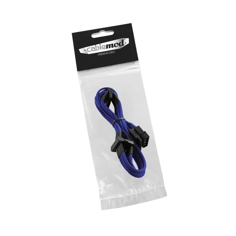 CableMod ModFlex Molex naar 4x SATA stroomkabel blauw 80cm