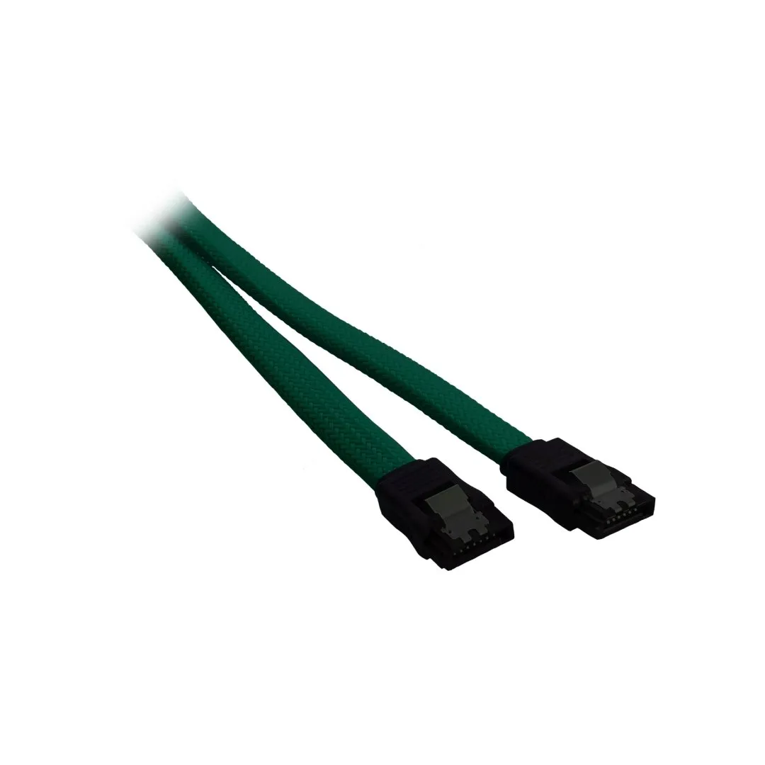 CableMod ModMesh SATA 3 kabel 30cm groen gesleeved