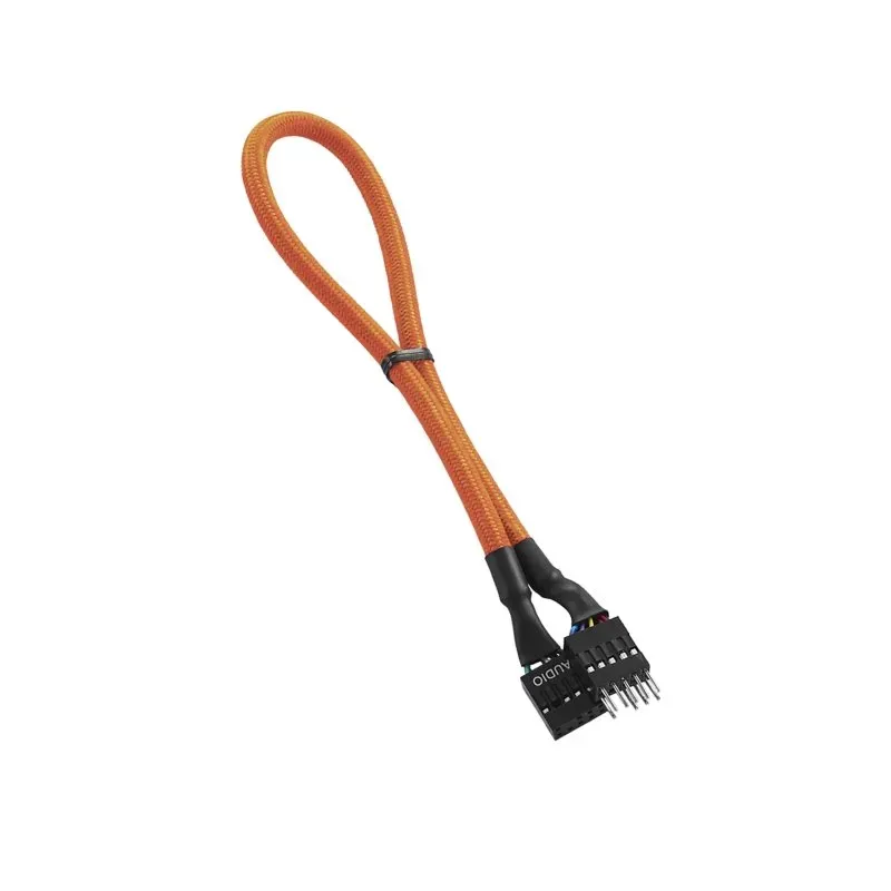 CableMod ModFlex audio verlengkabel 30cm oranje