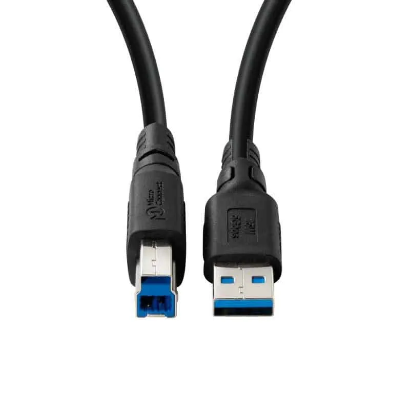Microconnect ColorFlex USB 3.2 A-B Gen 1 USB-kabel 1m halogeenvrij