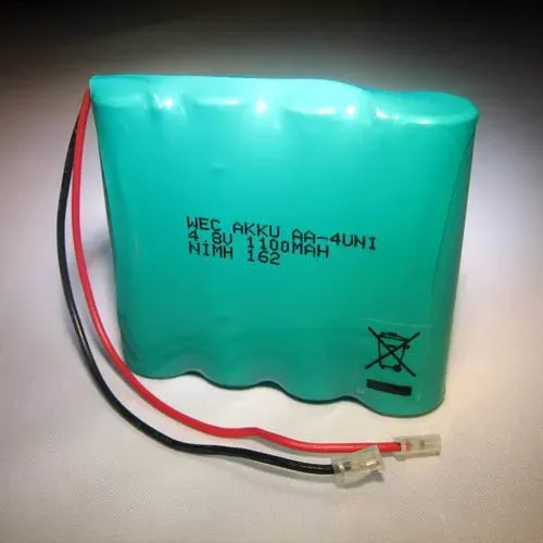 T.E.G. NiMH batterijpack 4,8V 1100mAh AAA stekker