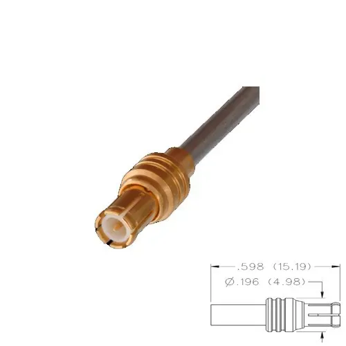 T.E.G. MCX plug male RG179-187 kabel